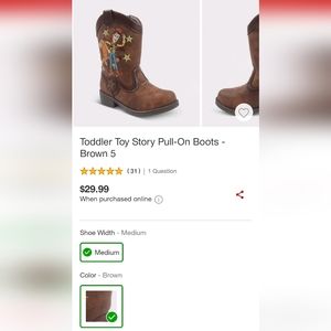 Woody toy story boots